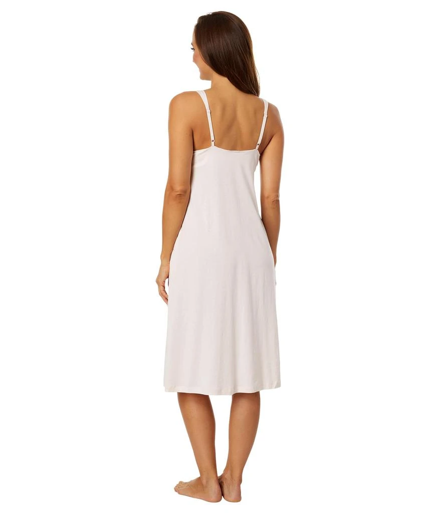 Skin Organic Pima Cotton Catherine Long Pocket Chemise with Shelf Bra 2