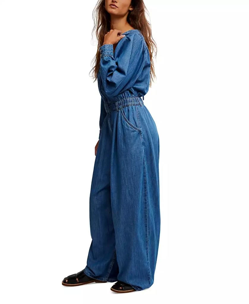 Free People Women's Clara Denim Jumpsuit 4