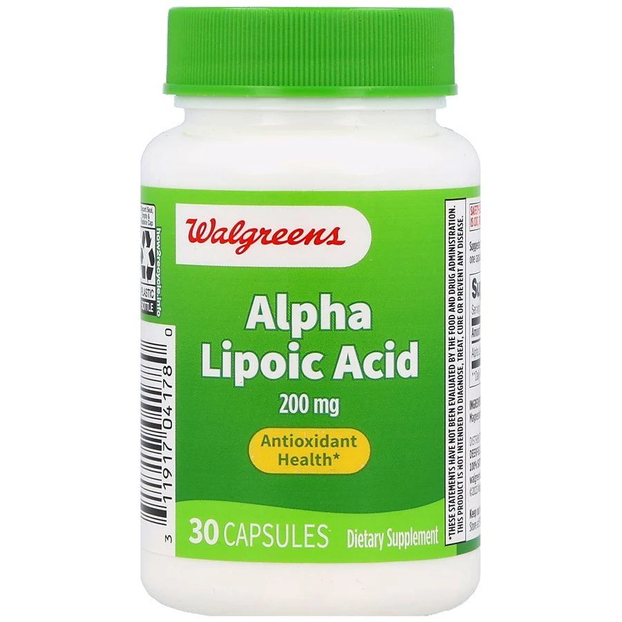 Walgreens Alpha Lipoic Acid 200 mg Capsules