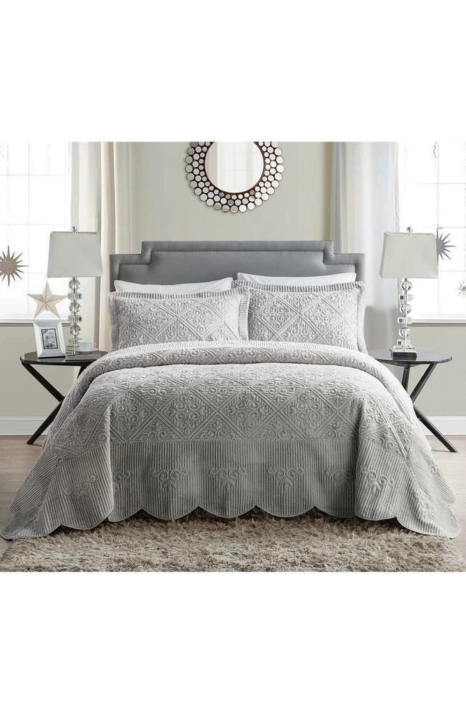 VCNY Home Westland Quilted Plush Bedspread Set 5