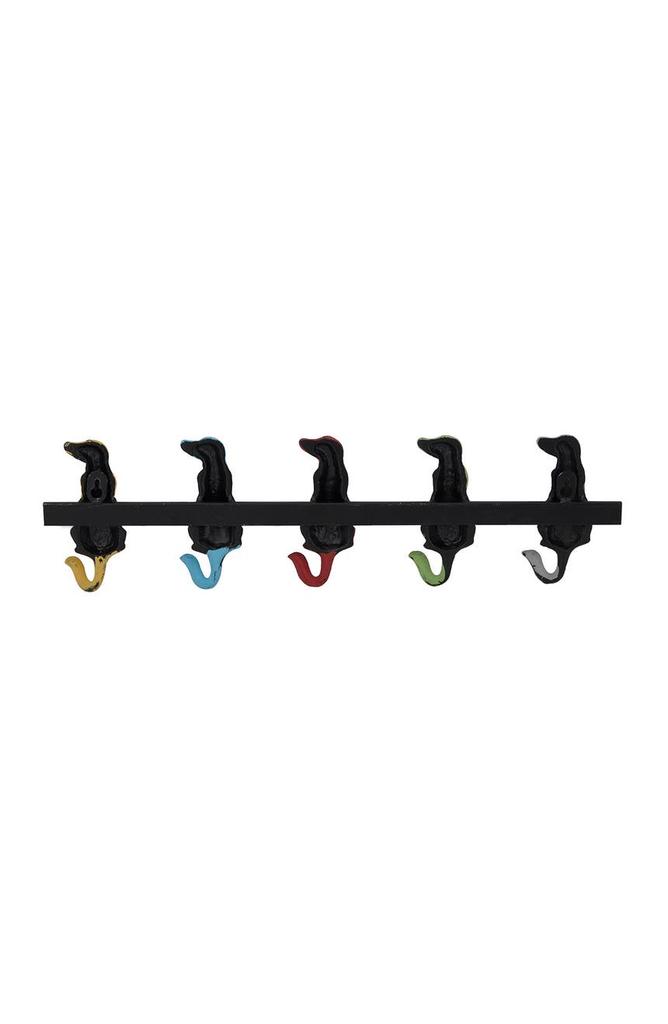 UMA Multicolored Metal 5-Hanger Wall Hook