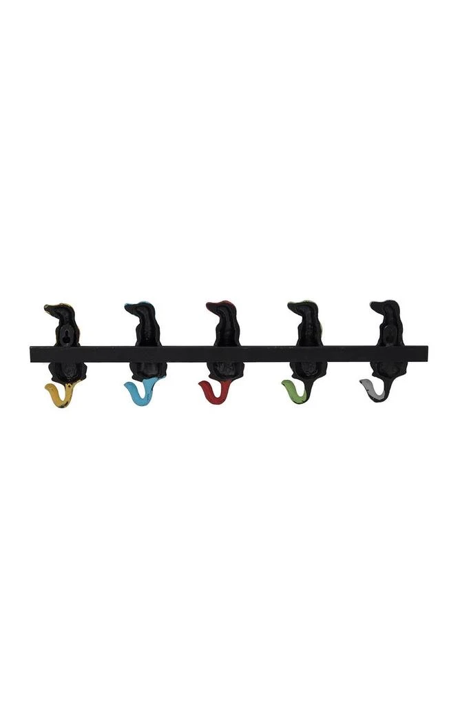 UMA Multicolored Metal 5-Hanger Wall Hook 2