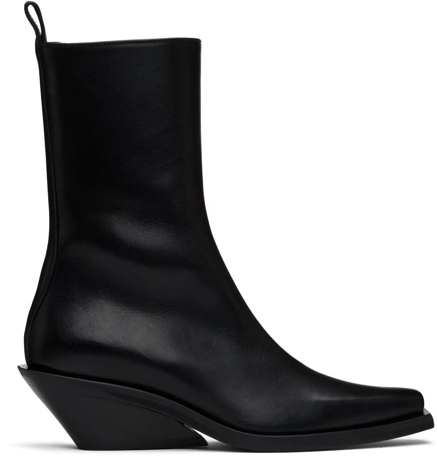 ANN DEMEULEMEESTER Black Vesper Boots 1