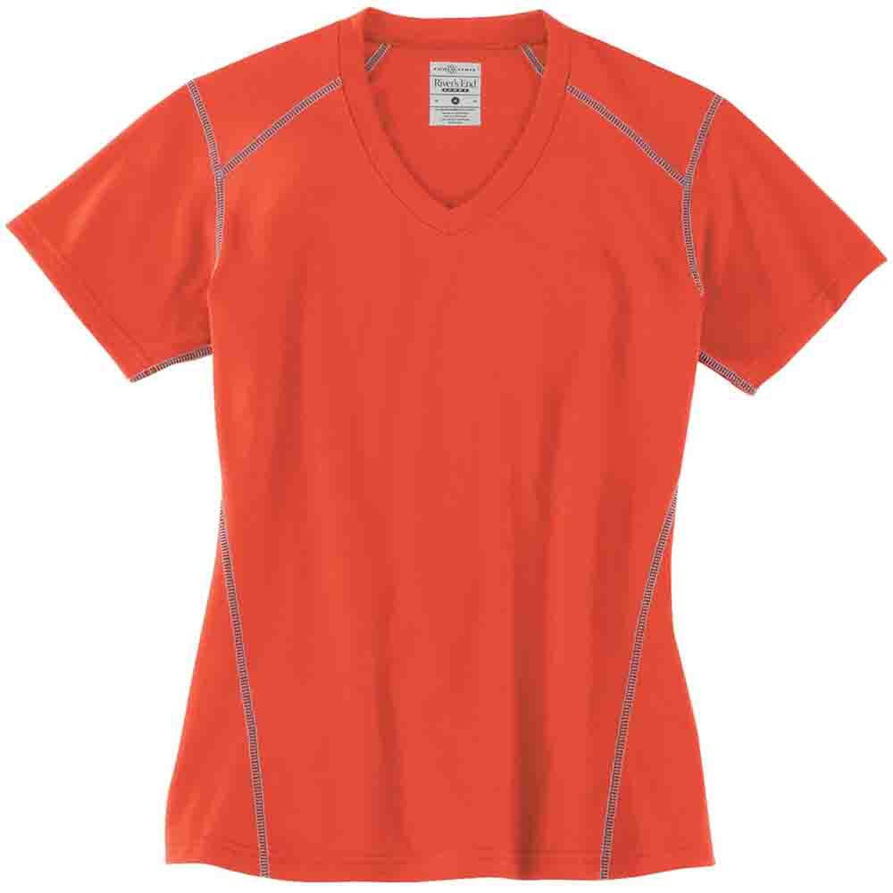 River's End V-Neck Short Sleeve Athletic T-Shirt