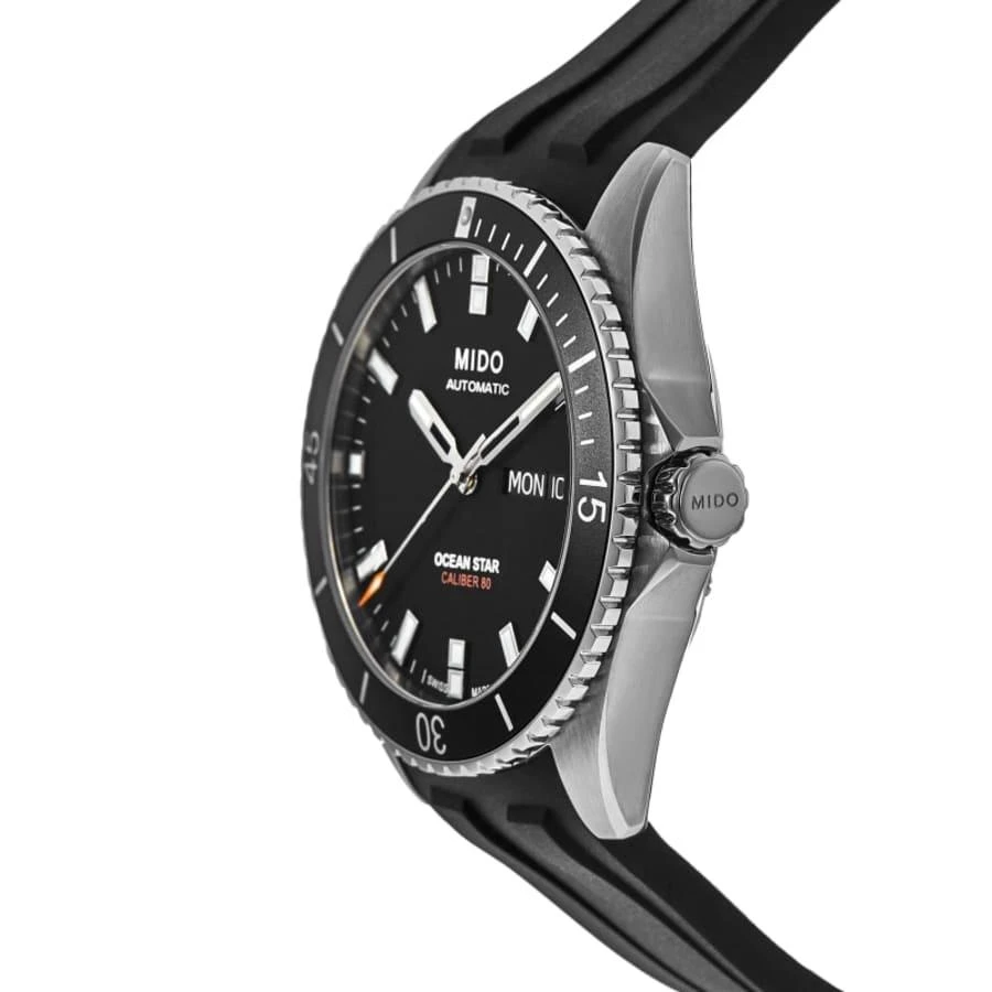 MIDO Ocean Star 200 Black Dial Rubber Strap Men's Watch M026.430.17.051.00 2