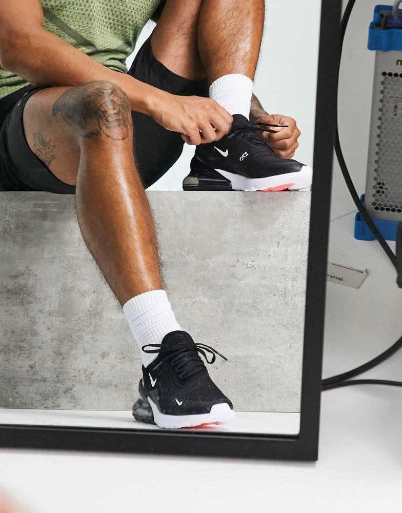 NIKE Nike Air Max 270 men's trainers in black 4