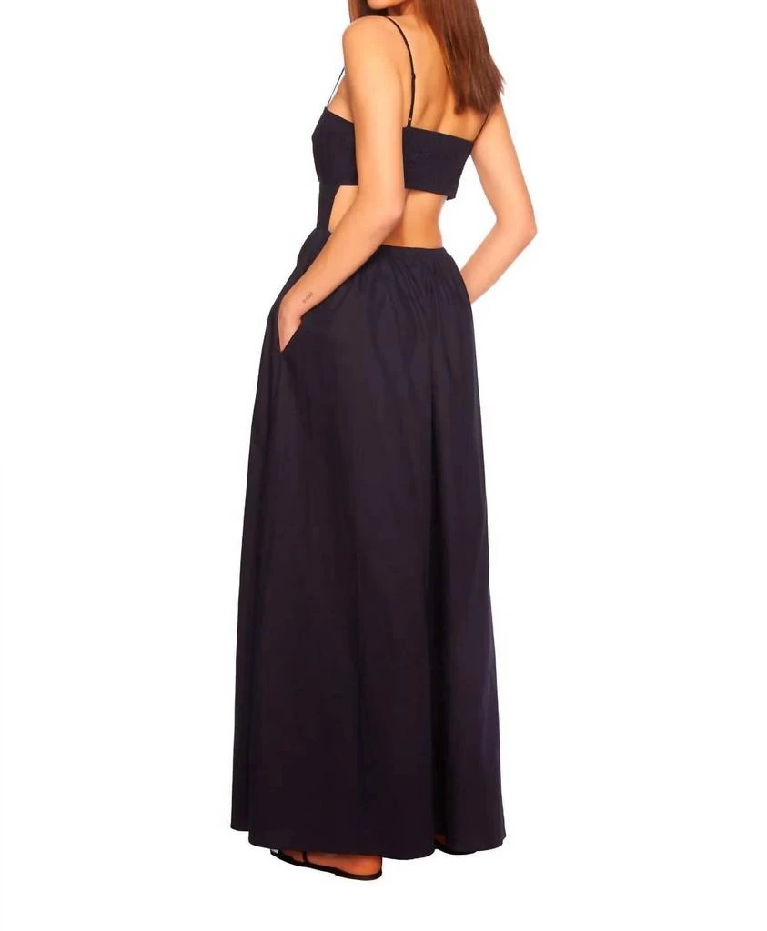 Susana Monaco Susana Monaco - Poplin Open-back Maxi Dress 4