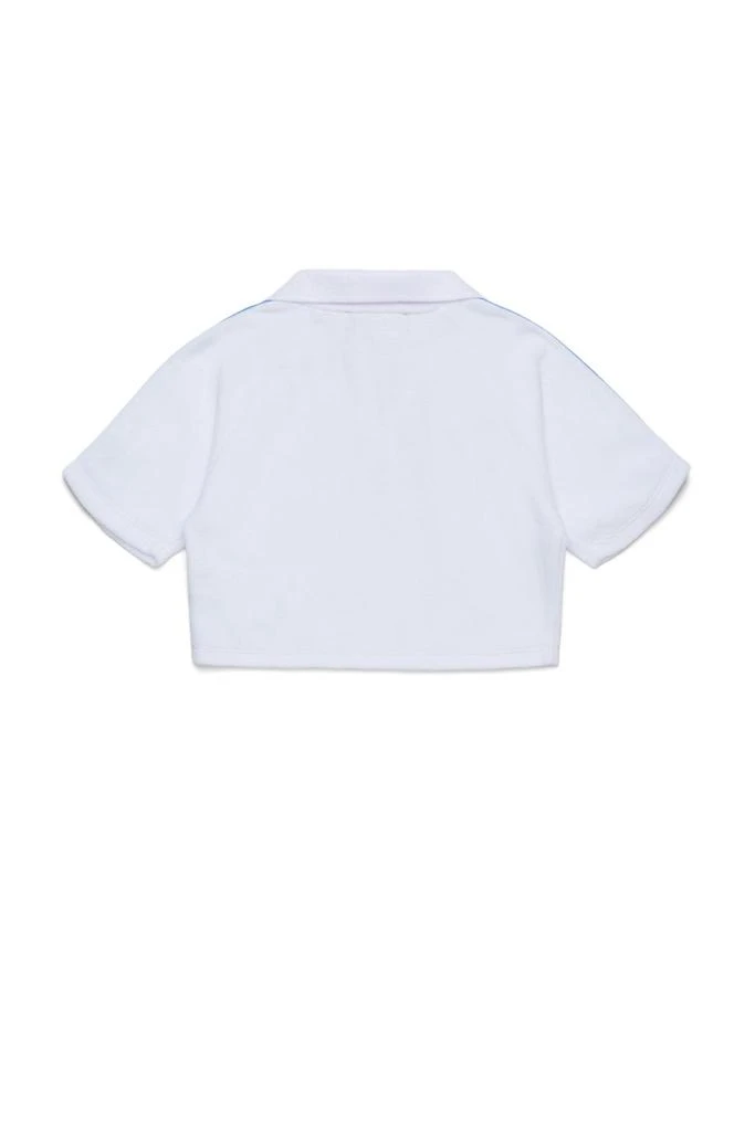 Dsquared2 Kids Dsquared2 Kids Leaf Printed Cropped Polo Top 2