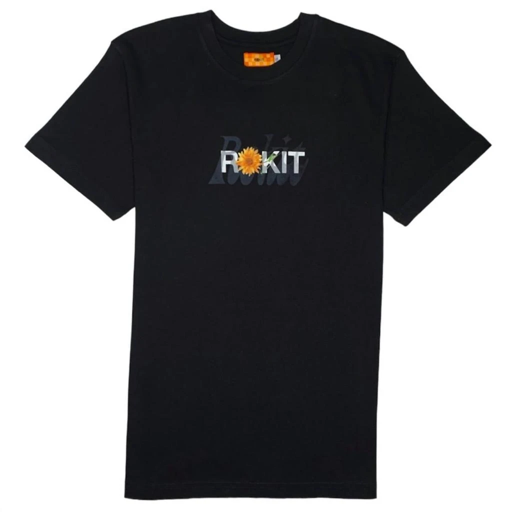 ROKIT Men's Floral T-Shirt In Black 1