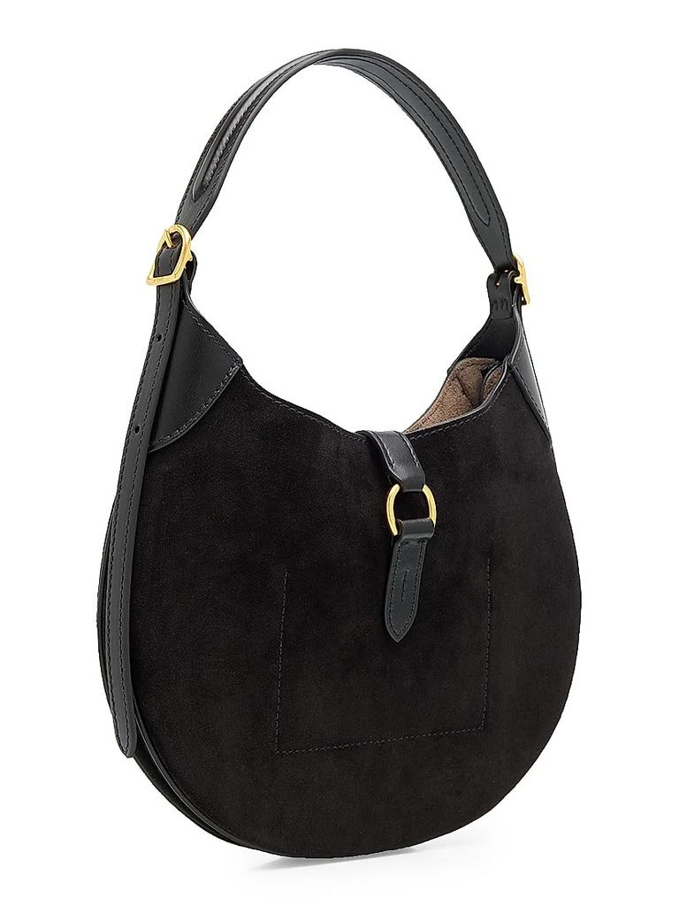 Ralph Lauren Polo ID Small Suede Shoulder Bag 5