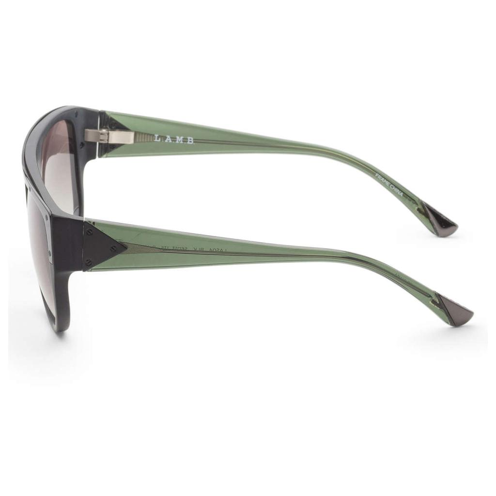 L.A.M.B. L.A.M.B. Women's Black Browbar Sunglasses