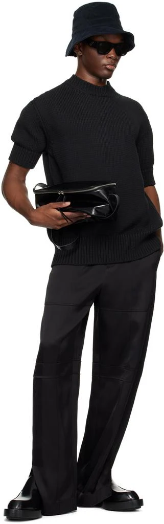Jil Sander Black Leather Loafers 5