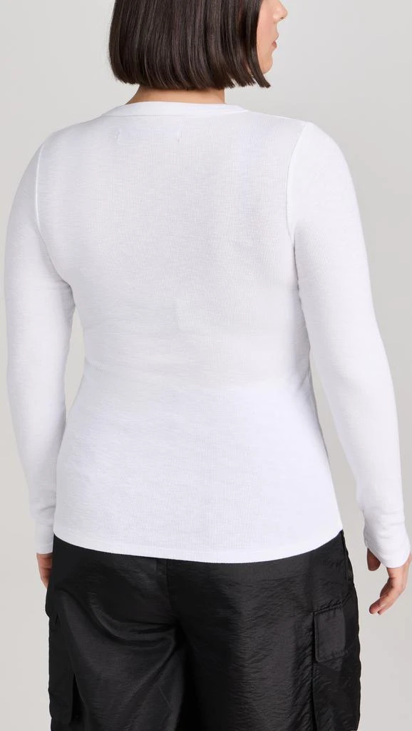 Enza Costa Textured Rib Crew Tee 8