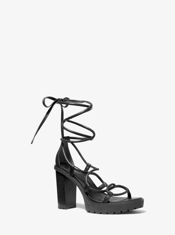 Michael Kors Vero Leather Platform Sandal 1