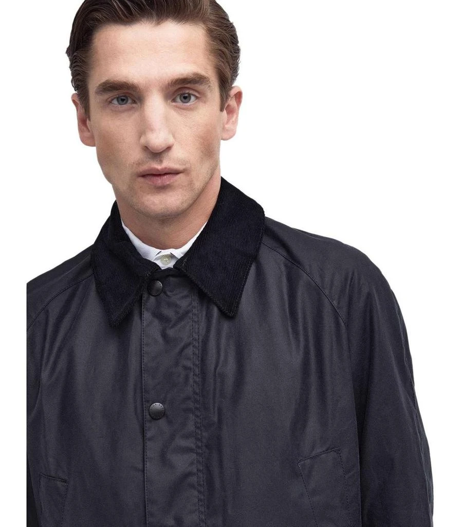 Barbour Barbour Ashby Wax Navy Blue Jacket 5