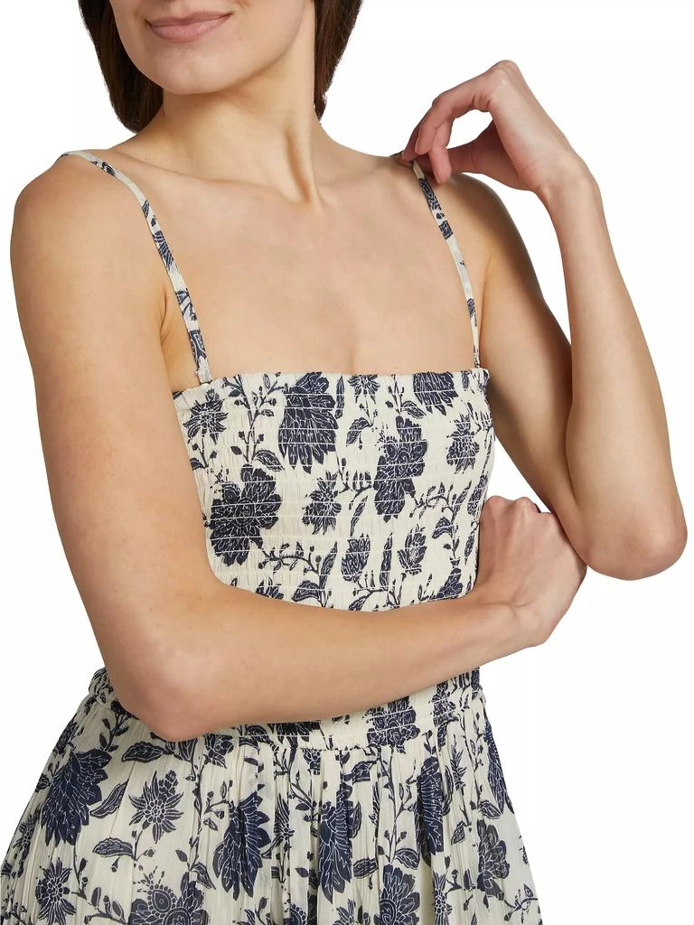 Rag & Bone Hallie Floral Cotton-Silk Midi-Dress 7