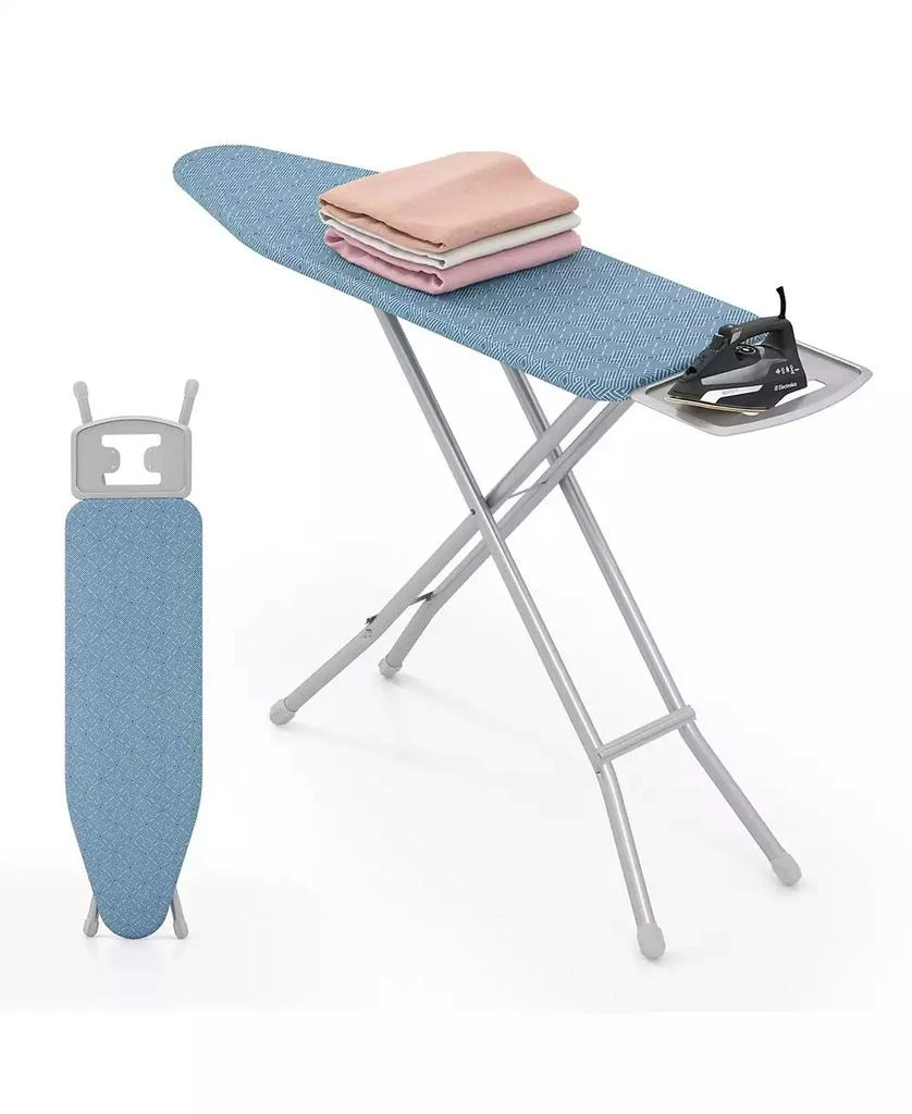 Ecooso Full Size Ironing Board with Iron Rest and 7-Level Height