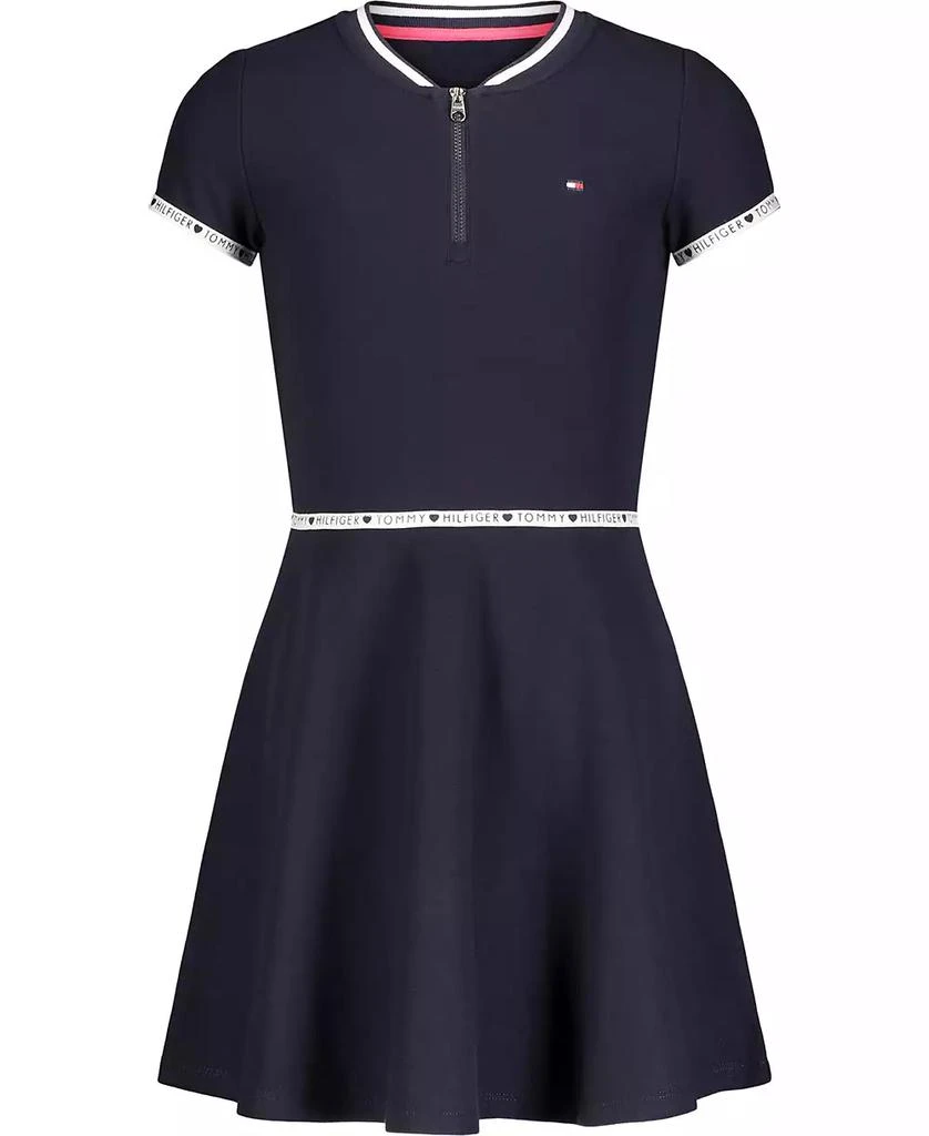 Tommy Hilfiger Little Girls Quarter Zip Dress 3