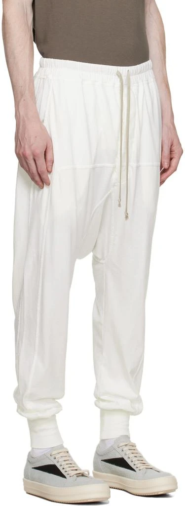 Rick Owens Off-White Drawstring Sweatpants 2