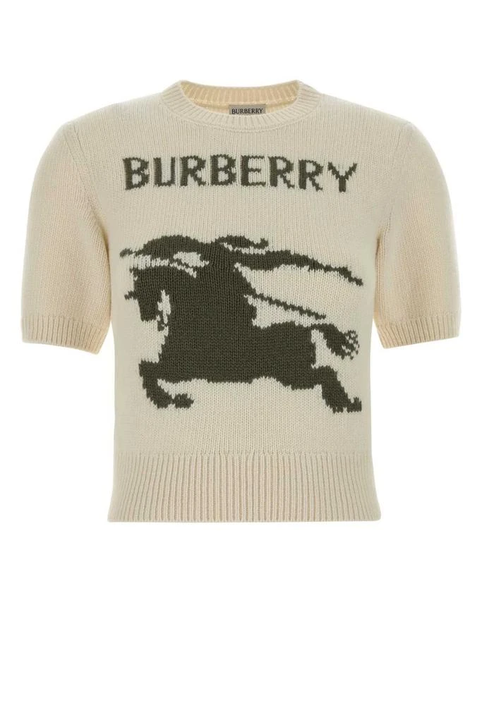 Burberry Burberry EKD Intarsia-Knit Short Sleeved Jumper 1