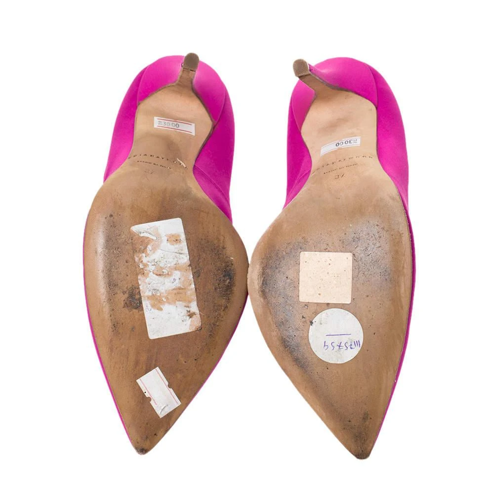 Brian Atwood Brian Atwood Fuchsia Satin Besame Pumps Size 37 6