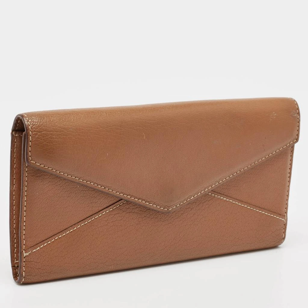 Cartier Cartier Brown Leather Le Must Envelope Trifold Wallet 6