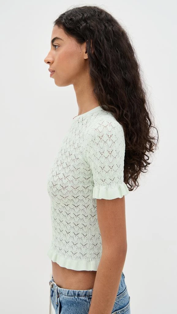 Sea Rue Fine Gauge Knit Short Sleeve Sweater 3
