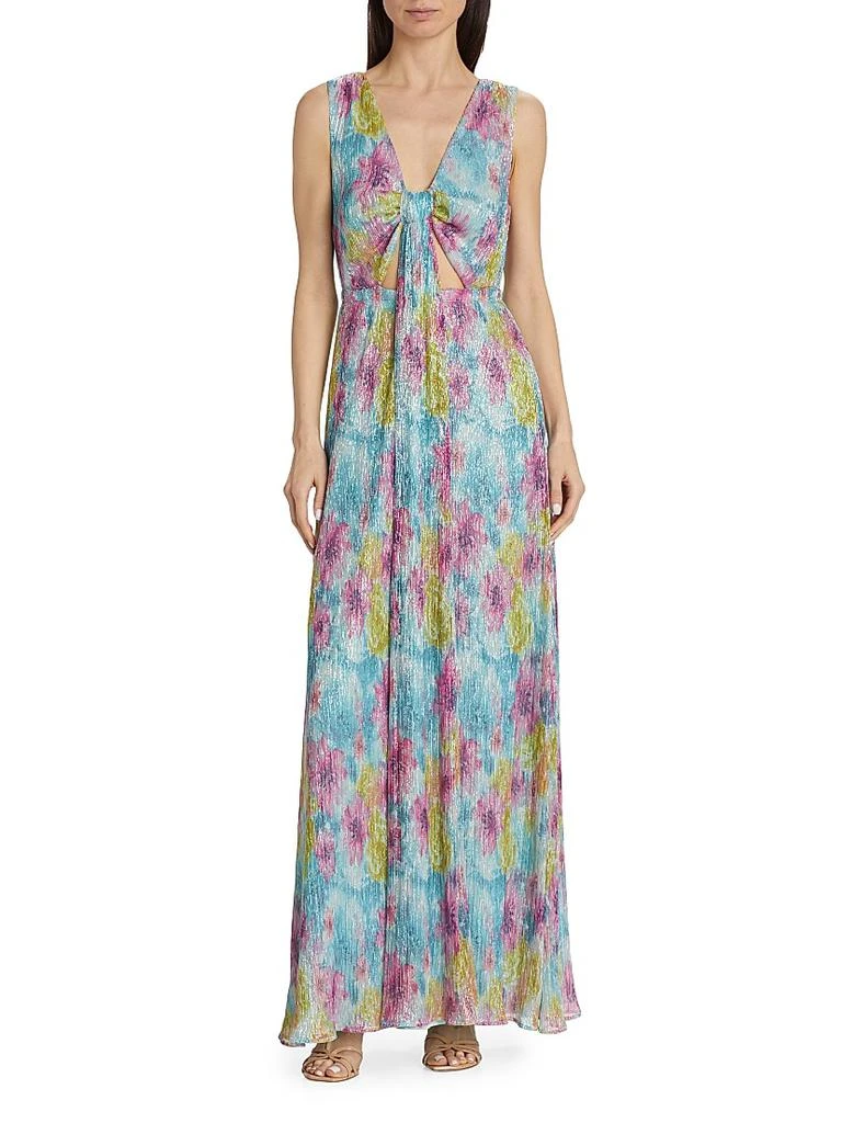 open lace back dress Faithless Halter Maxi Dress main image 0