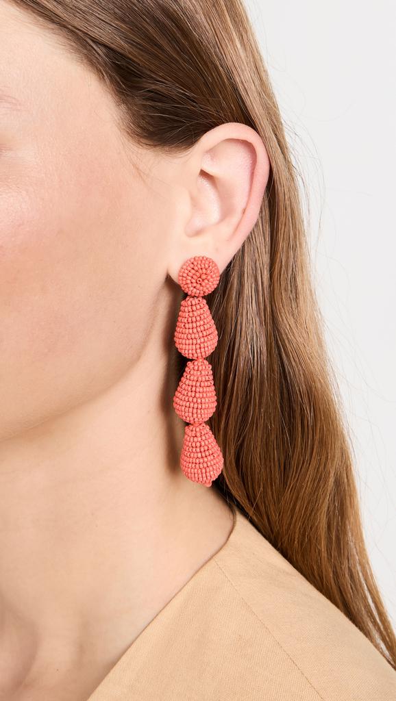 Kenneth Jay Lane Beaded Earrings