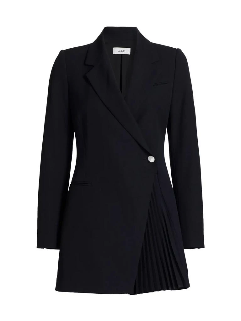 A.L.C. Callen Pleated Blazer Minidress 1
