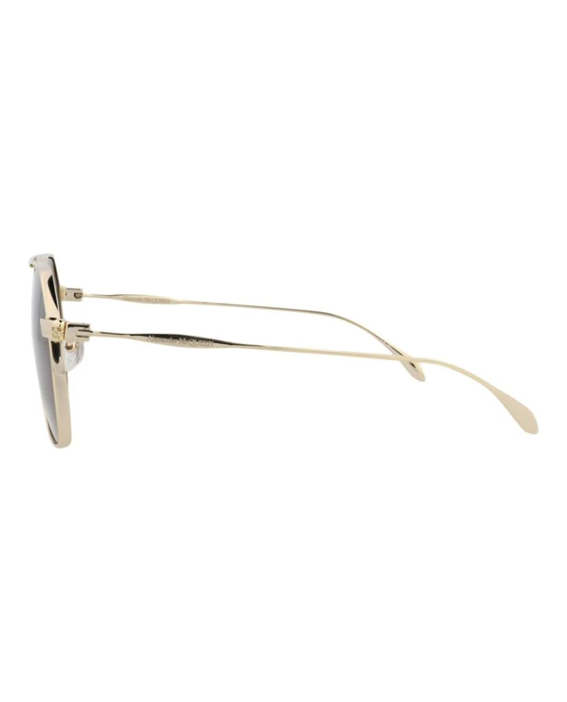 Alexander McQueen Aviator-Frame Metal Sunglasses 3