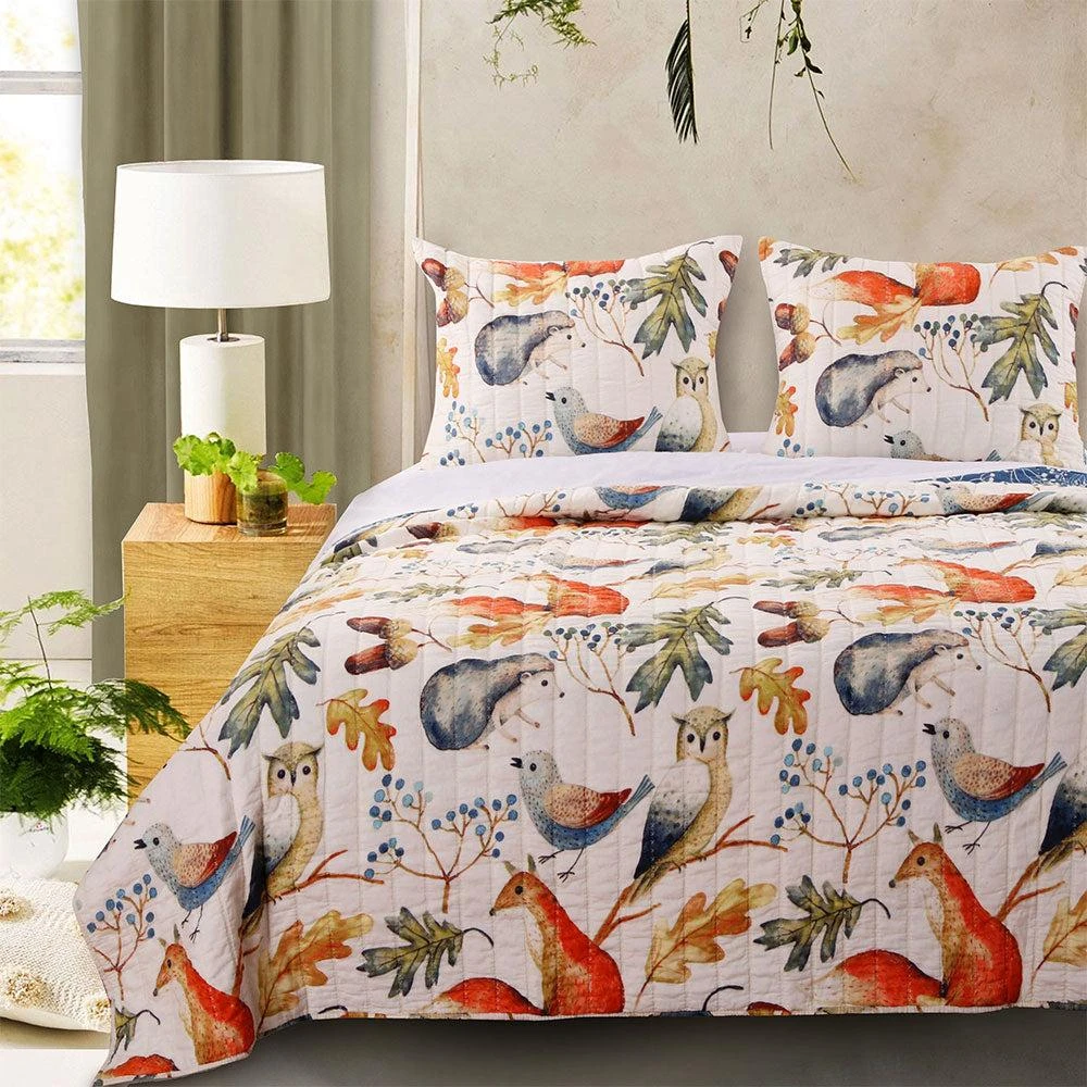 BreeBe Willow Quilt Set 3-Piece Full/Queen 2