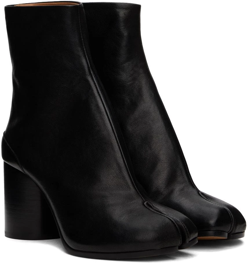 MAISON MARGIELA Black Tabi Ankle Boots 4