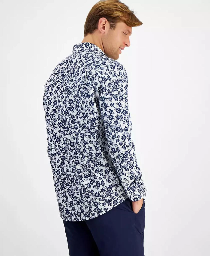 Club Room Men's Floral Poplin Shirt, Created for Macy's 4