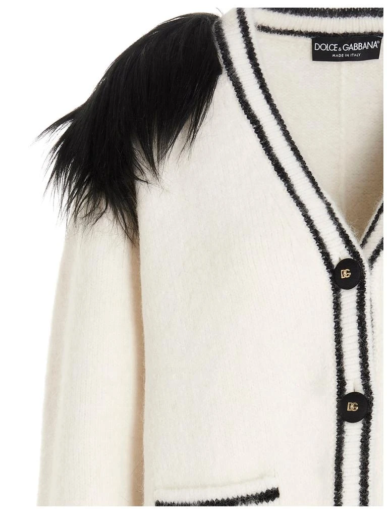 Dolce & Gabbana Dolce & Gabbana Faux-Fur Knit Cardigan 3