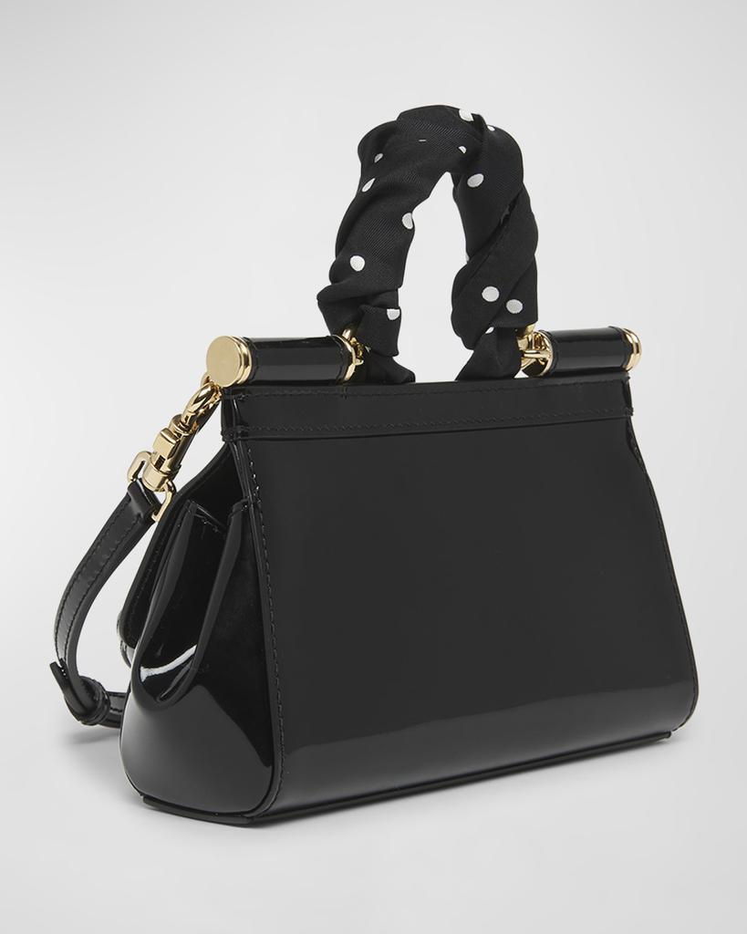 Sicily East-West Top-Handle Bag with Polka-Dot Scarf – On Sale Now