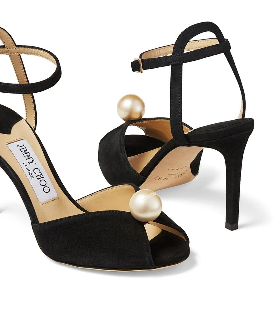 Jimmy Choo Sacora 85 Leather Sandals 6