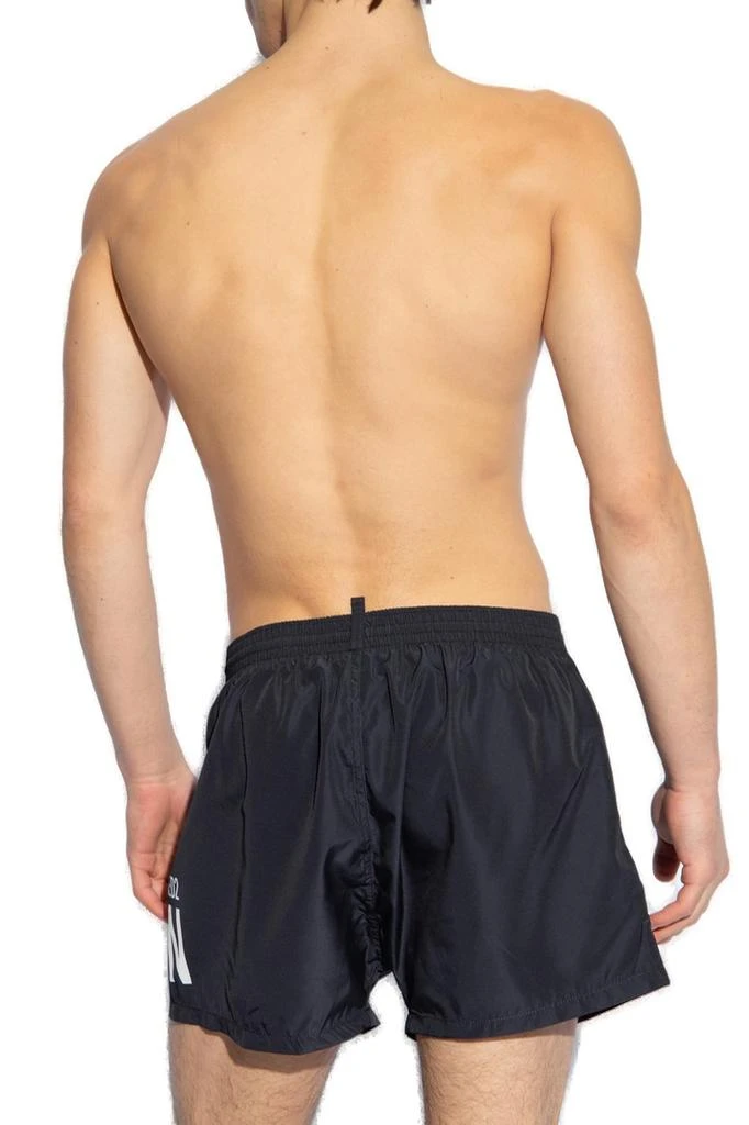 DSQUARED2 Dsquared2 Logo Printed Drawstring Swimming Shorts 3
