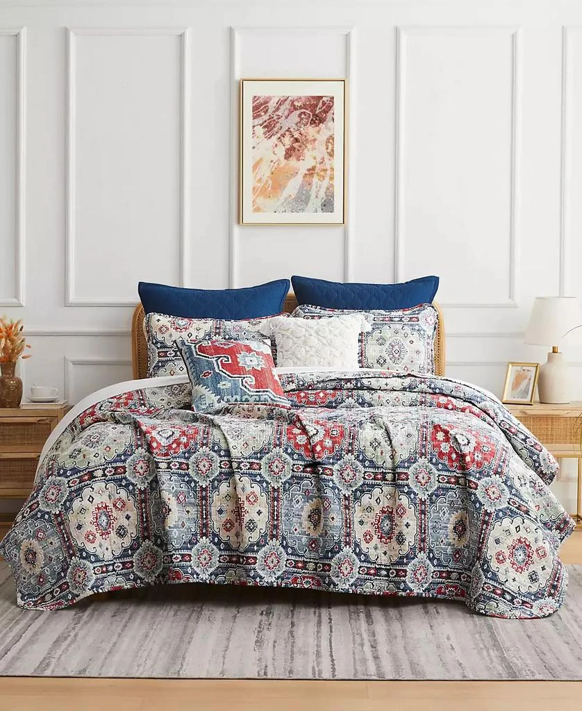 SOUTHSHORE FINE LINENS Kilim 7 Piece Quilt Set 1