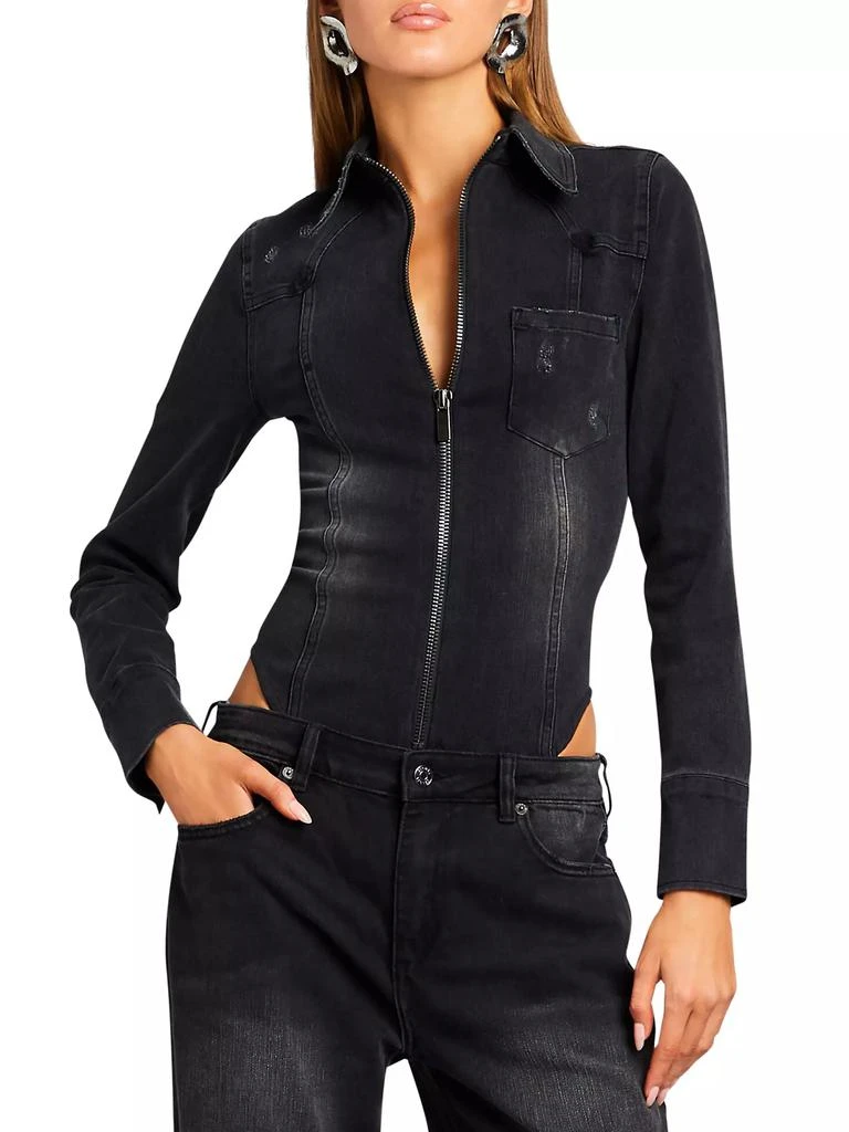 Ser.o.ya Helena Denim Bodysuit 5