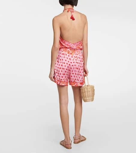 Poupette St Barth Isabelle floral halterneck top 3