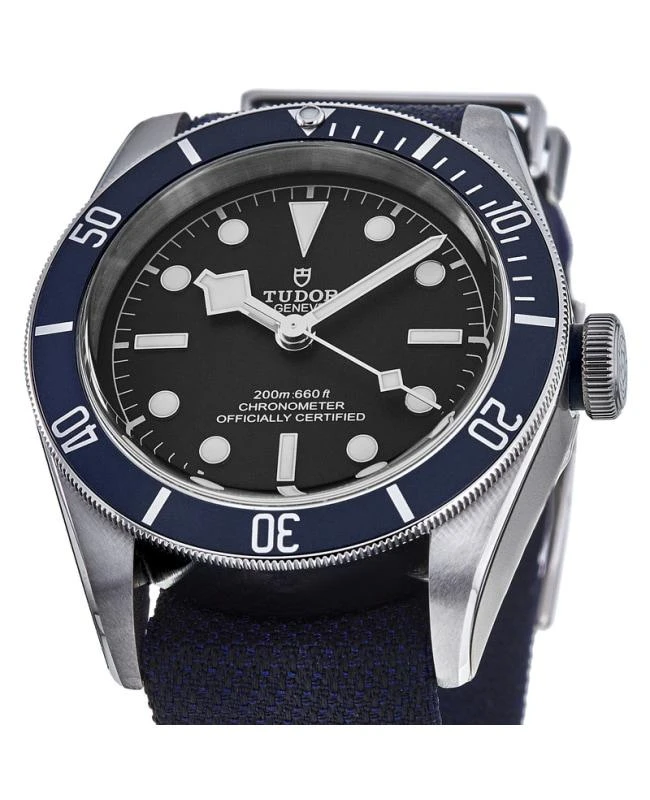 Tudor Tudor Black Bay 41 Black Dial Blue Fabric Strap Men's Watch M79230B-0006 2