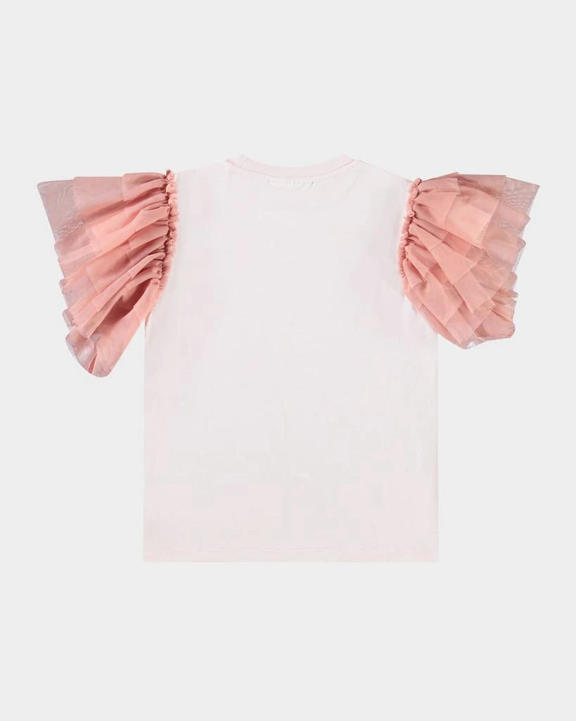 MOLO Girl's Robyn Flutter-Sleeve T-Shirt, Size 8-12 2