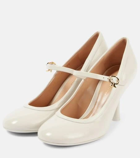 Gianvito Rossi 85 patent leather Mary Jane pumps 5