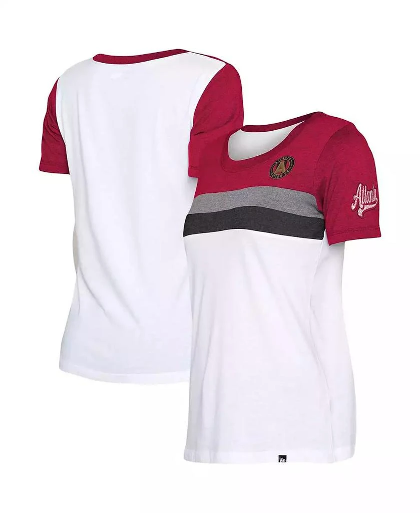 5th & Ocean Women's by New Era White Atlanta United FC Team T-shirt 1