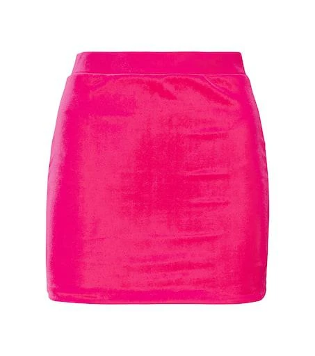 Vetements Velvet miniskirt 1