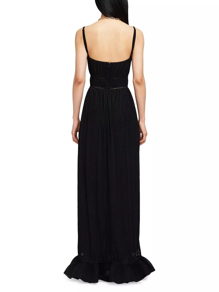 SIMKHAI Maude Crinkled Bustier Gown 5