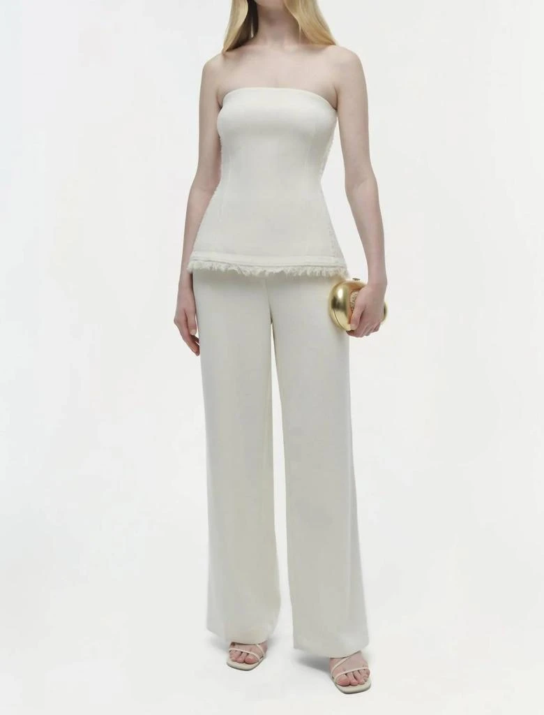 Jonathan Simkhai Theodora Bustier Top In Snow