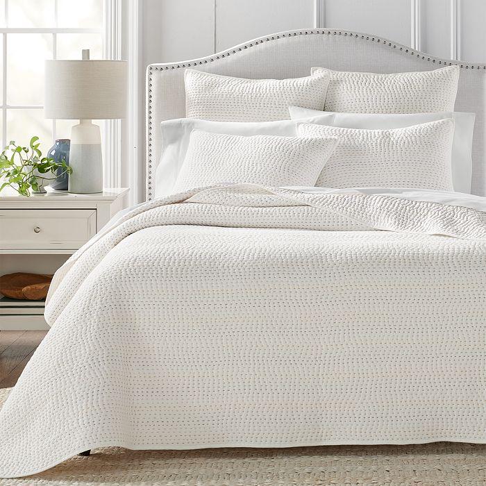 sky Multicolor Pickstitch Coverlet Set, King - Exclusive