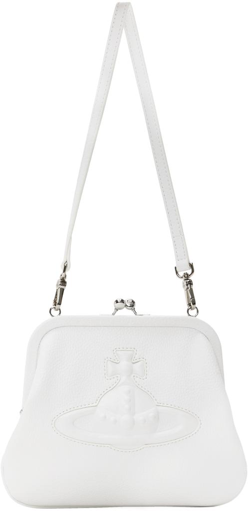 Vivienne Westwood White Vivienne's Clutch Bag